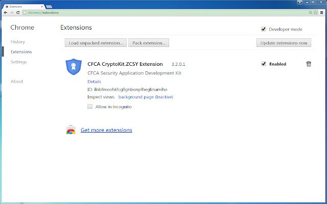 CFCA CryptoKit.ZCSY Extension  from Chrome web store to be run with OffiDocs Chromium online