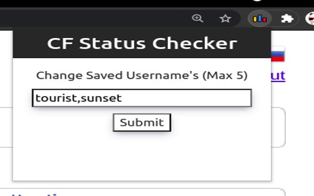 CF Status Checker  from Chrome web store to be run with OffiDocs Chromium online