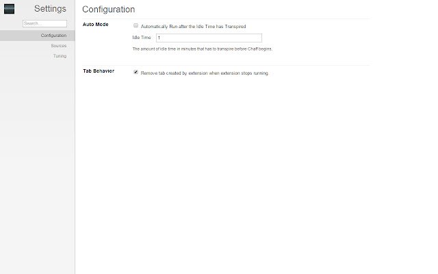 Chaff  from Chrome web store to be run with OffiDocs Chromium online