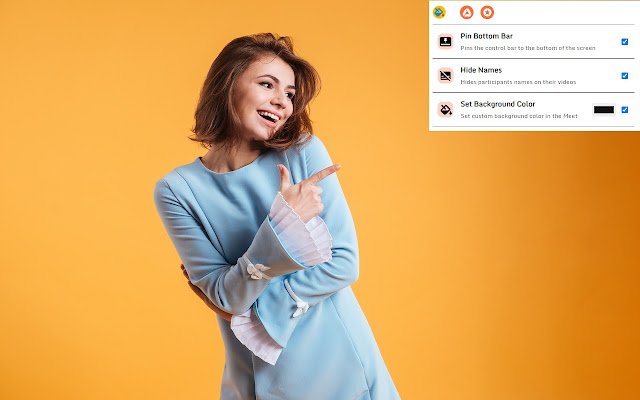 قم بتغيير الخلفية لـ Google Meet ™ من متجر Chrome الإلكتروني ليتم تشغيله مع OffiDocs Chromium عبر الإنترنت