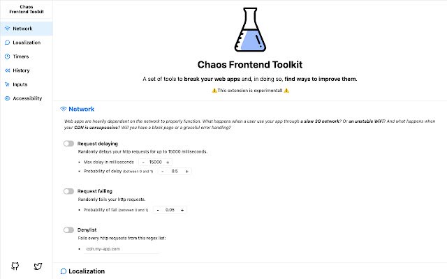 مجموعة أدوات Chaos Frontend Toolkit من متجر Chrome الإلكتروني ليتم تشغيلها باستخدام OffiDocs Chromium عبر الإنترنت