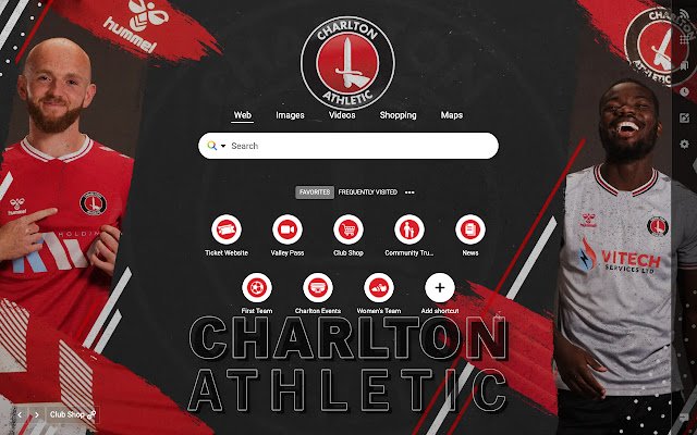 Chrome 웹 스토어의 Charlton Athletic 홈페이지가 OffiDocs Chromium 온라인과 함께 실행됩니다.