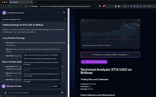 ChartEye  from Chrome web store to be run with OffiDocs Chromium online