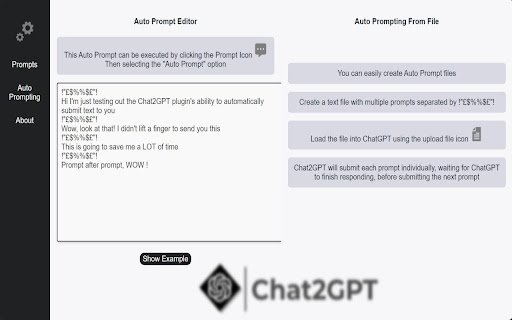 Chat2GPT  from Chrome web store to be run with OffiDocs Chromium online