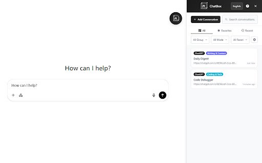 ChatBox  from Chrome web store to be run with OffiDocs Chromium online