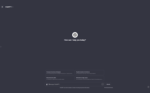 ChatCap for GPT 4  from Chrome web store to be run with OffiDocs Chromium online