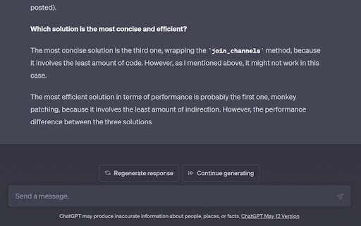 ChatGPT Auto continue Generating  from Chrome web store to be run with OffiDocs Chromium online