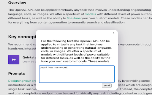 ChatGPT Box  from Chrome web store to be run with OffiDocs Chromium online