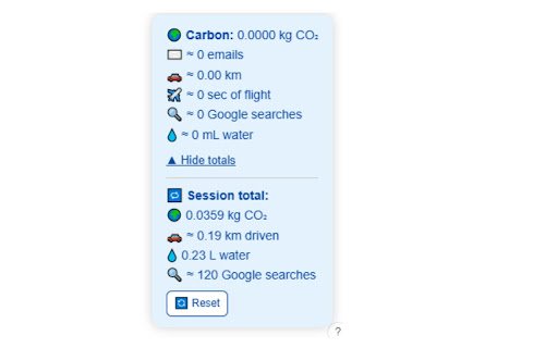 ChatGPT Carbon Estimator  from Chrome web store to be run with OffiDocs Chromium online