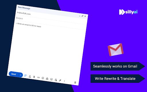 ChatGPT Chrome Extension Silly Ai  from Chrome web store to be run with OffiDocs Chromium online