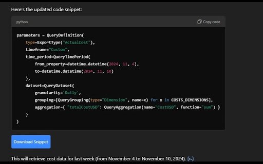 ChatGPT Code Downloader  from Chrome web store to be run with OffiDocs Chromium online