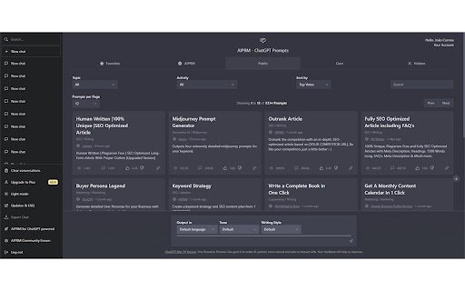 ChatGPT Enhanced Conversation History  from Chrome web store to be run with OffiDocs Chromium online
