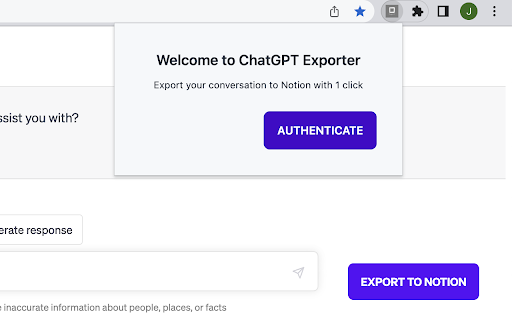 Chatgpt Export  from Chrome web store to be run with OffiDocs Chromium online