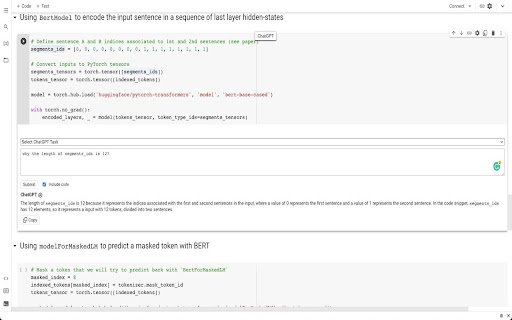 ChatGPT for Google Colab  from Chrome web store to be run with OffiDocs Chromium online