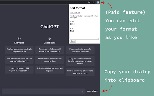 ChatGPT Formatter  from Chrome web store to be run with OffiDocs Chromium online