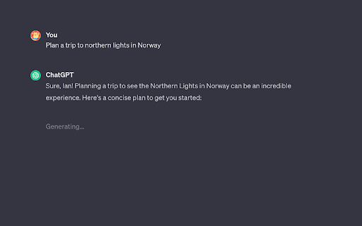 ChatGPT Generation Buffer  from Chrome web store to be run with OffiDocs Chromium online