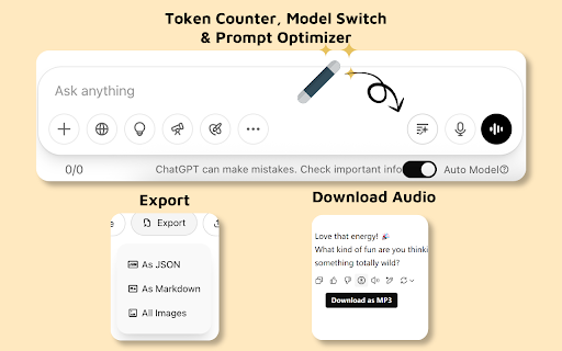 ChatGPT Mods Folders, Prompts More Free Powerful Tools from Chrome web store to be run with OffiDocs Chromium online ChatGPT Mods Folders, Prompts More Free Powerful Tools from Chrome web store to be run with OffiDocs Chromium online