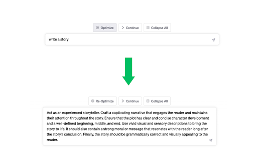 ChatGPT Optimizer  from Chrome web store to be run with OffiDocs Chromium online