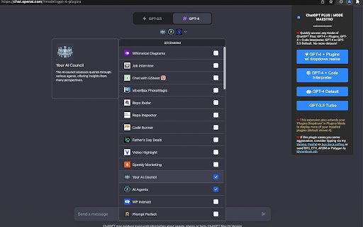 ChatGPT PLUS | MODE MAESTRO  from Chrome web store to be run with OffiDocs Chromium online