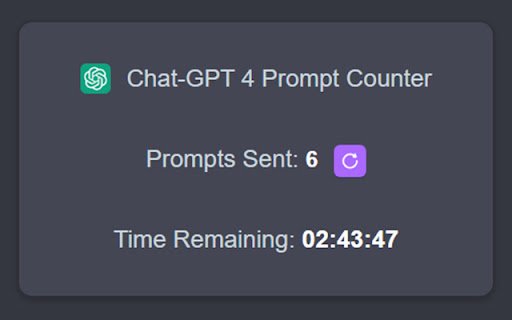 ChatGPT PromptCounter  from Chrome web store to be run with OffiDocs Chromium online