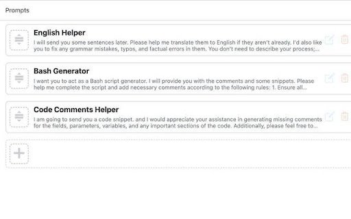 ChatGPT Prompts  from Chrome web store to be run with OffiDocs Chromium online