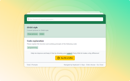 ChatGPT Quick Prompt from Chrome web store to be run with OffiDocs Chromium online ChatGPT Quick Prompt from Chrome web store to be run with OffiDocs Chromium online