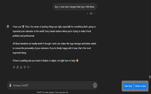 ChatGPT Scroll Saver  from Chrome web store to be run with OffiDocs Chromium online