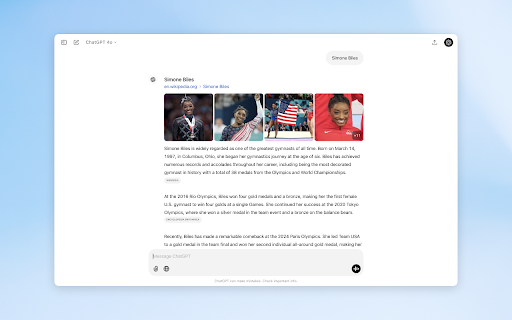 ChatGPT Search  from Chrome web store to be run with OffiDocs Chromium online