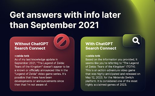 ChatGPT Search Connect with internet access  from Chrome web store to be run with OffiDocs Chromium online