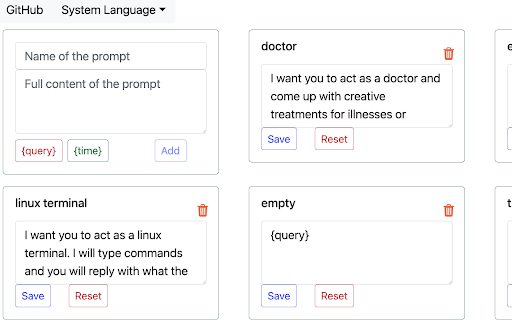 Chatgpt Tweak  from Chrome web store to be run with OffiDocs Chromium online
