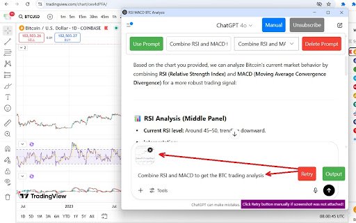 ChatGPT Visioner for Screenshot Reading and Analysis  from Chrome web store to be run with OffiDocs Chromium online