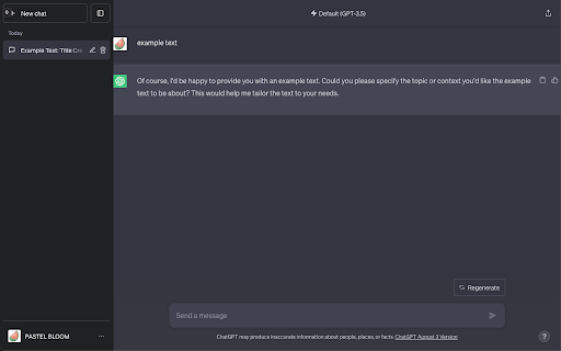 ChatGPT Wider  from Chrome web store to be run with OffiDocs Chromium online