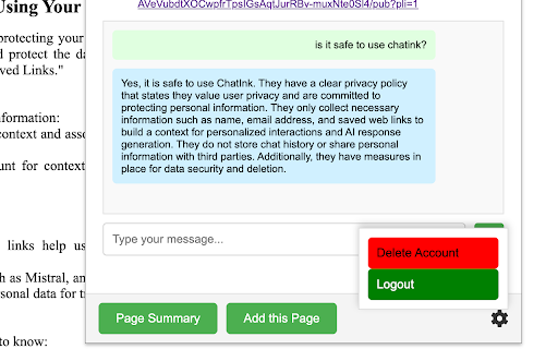 ChatInk  from Chrome web store to be run with OffiDocs Chromium online