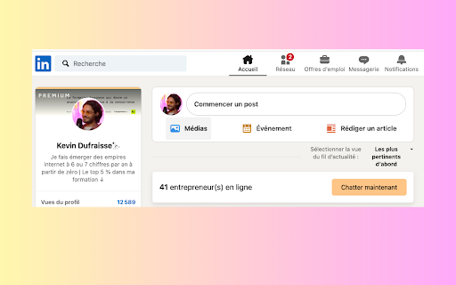 Chatroulette Entrepreneurs  from Chrome web store to be run with OffiDocs Chromium online