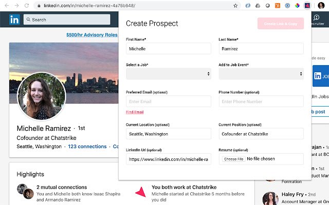 Chatstrike Recruit  from Chrome web store to be run with OffiDocs Chromium online