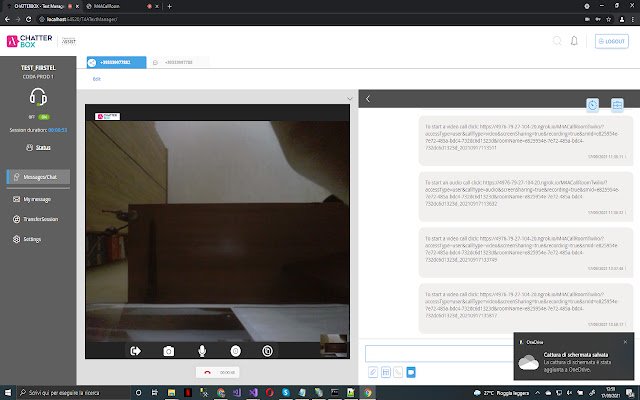 Chrome Web ストアからの Chatterbox スクリーン キャプチャを OffiDocs Chromium オンラインで実行する