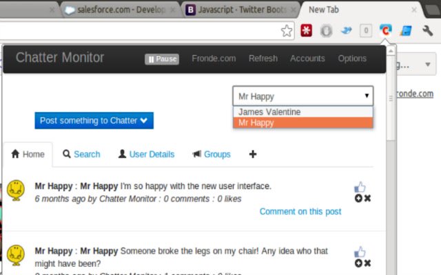 Chatter Monitor  from Chrome web store to be run with OffiDocs Chromium online