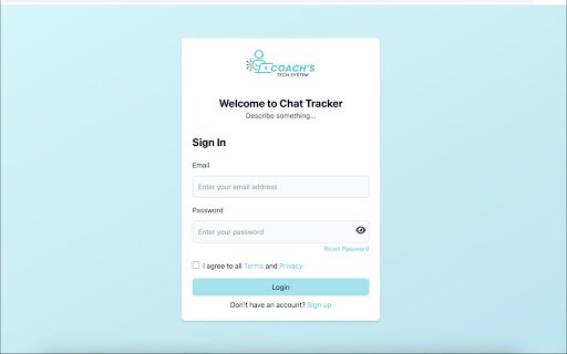 Chat Tracker Extension  from Chrome web store to be run with OffiDocs Chromium online