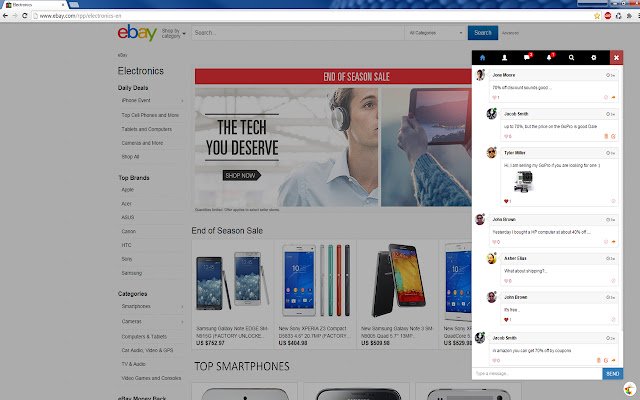 chatUp  from Chrome web store to be run with OffiDocs Chromium online