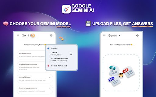 Chat with Gemini  from Chrome web store to be run with OffiDocs Chromium online
