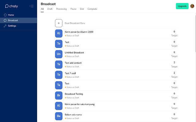 Chaty  from Chrome web store to be run with OffiDocs Chromium online