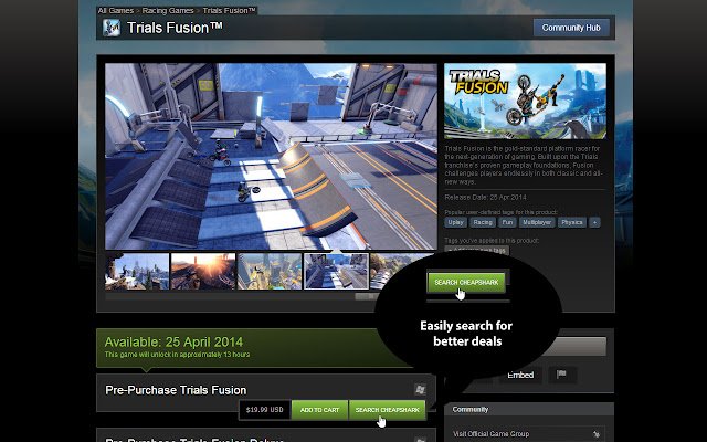 CheapShark Deal Search  from Chrome web store to be run with OffiDocs Chromium online