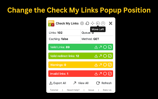 Check My Links  from Chrome web store to be run with OffiDocs Chromium online