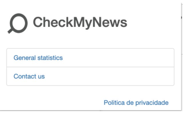 Chrome वेब स्टोर से CheckMyNews को OffiDocs क्रोमियम ऑनलाइन के साथ चलाया जाएगा