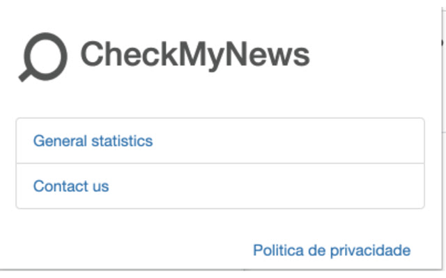 CheckMyNews da Chrome Web Store para ser executado com OffiDocs Chromium online