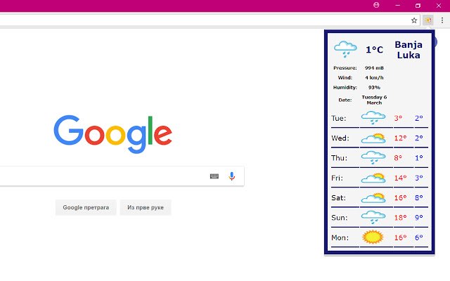 Çevrimiçi OffiDocs Chromium ile çalıştırmak için Chrome web mağazasından Hava Durumu'nu kontrol edin