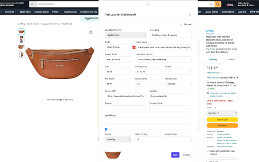 Cheddarsoft Extension  from Chrome web store to be run with OffiDocs Chromium online