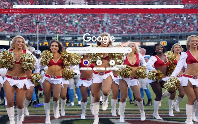 Tema Cheerleaders daripada kedai web Chrome untuk dijalankan dengan OffiDocs Chromium dalam talian