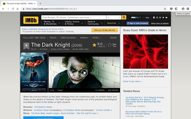 cheevo.io opener  from Chrome web store to be run with OffiDocs Chromium online