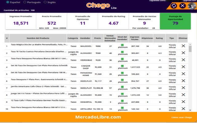 Chego dari toko web Chrome untuk dijalankan dengan OffiDocs Chromium online